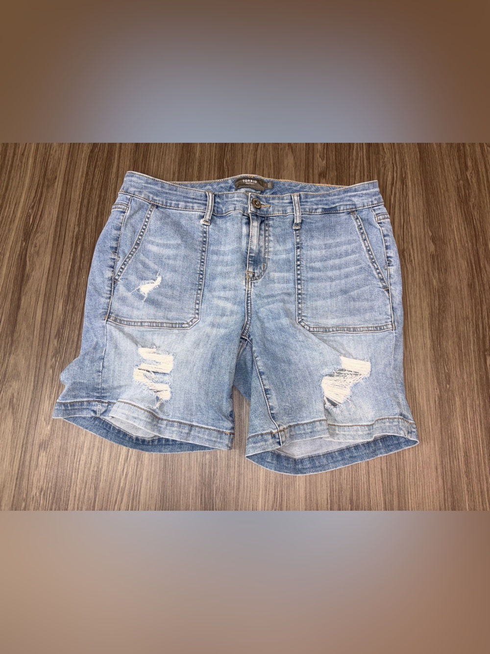 Torrid Denim Shorts Size 14